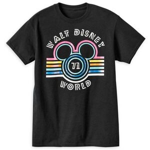 Walt Disney World '71 Retro Neon Rainbow Unisex Short Sleeve Tee